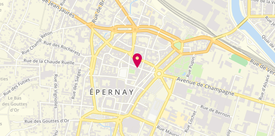 Plan de Epernay Transac Immo, 18 Rue du General Leclerc, 51200 Épernay