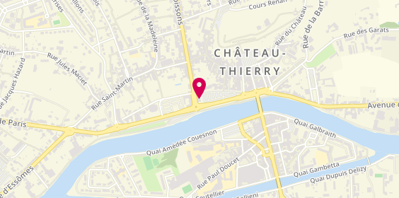 Plan de The New Agency la Nouvelle Agence, 12 Pl. Des États Unis, 02400 Château-Thierry