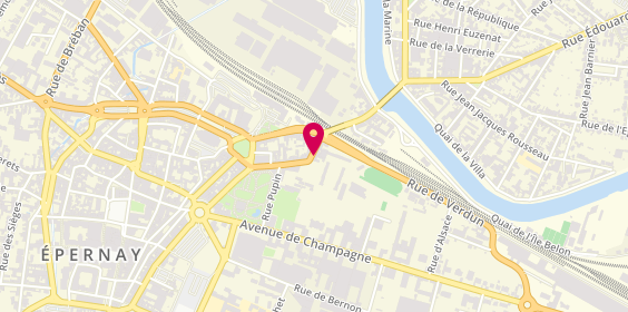 Plan de Stephane Plaza Immobilier, 18 Reims, 51200 Épernay