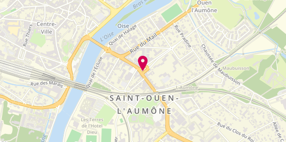 Plan de Human Immobilier, 32 Rue du Général Leclerc, 95310 Saint-Ouen-l'Aumône