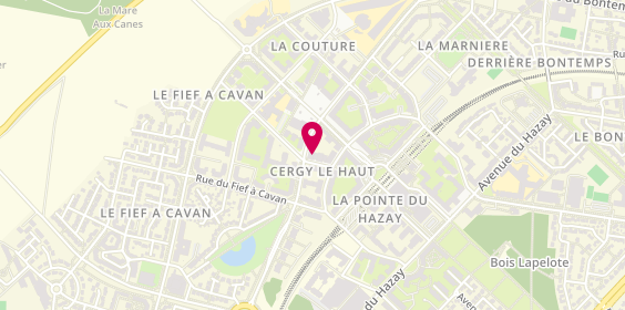 Plan de L'Adersse Boillet Immobilier, 8 Rue de la Lune Corail, 95800 Cergy