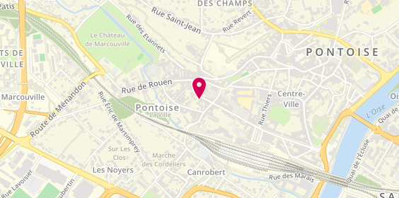 Plan de Dupont Immobilier, 17 Place Notre Dame, 95300 Pontoise