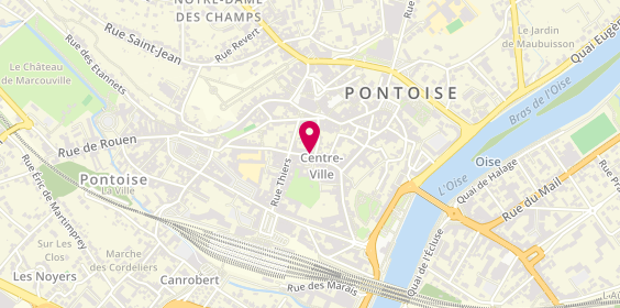 Plan de Pontoise Immobilier Gestion et Services, 66 Rue Pierre Butin, 95300 Pontoise