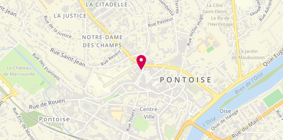 Plan de L'Adresse, 31 place du Petit Martroy, 95300 Pontoise