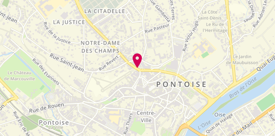 Plan de Agence Hopsore Immobilier, 14 Rue de Gisors, 95300 Pontoise