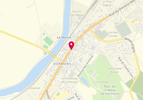 Plan de Orpi Agences No1, 4 Rue Jean de Dormans, 51700 Dormans