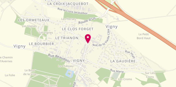 Plan de Agence Immobiliere du Vexin, 1 impasse des Cendres, 95450 Vigny