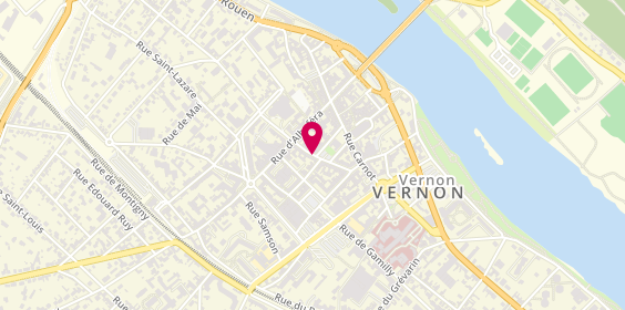 Plan de Agence immobilière Lesage à Vernon, 33 Rue Sainte-Geneviève, 27200 Vernon