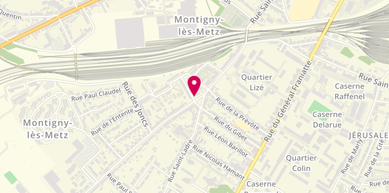 Plan de Agence Immobilière St Eloy, 1 Rue de Frescaty, 57950 Montigny-lès-Metz