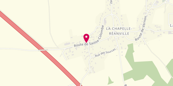 Plan de David LEDIN - Immobilier Vernon, 20 Route de Sainte-Colombe, 27950 La Chapelle-Longueville