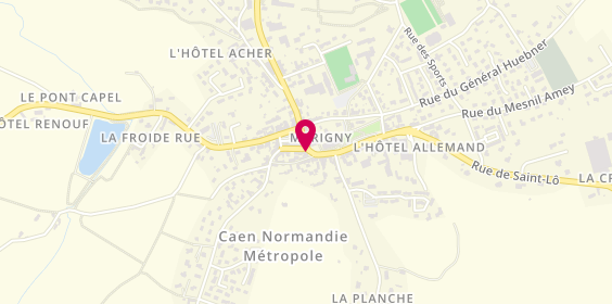 Plan de Béryl Immobilier, 4 place du Docteur Guillard, 50570 Marigny-le-Lozon