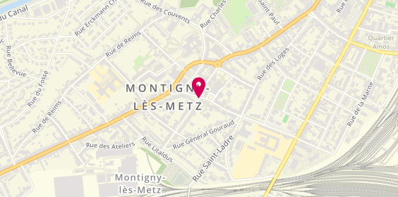 Plan de Carrara Immobilier, 11 Rue des Martyrs de la Résistance, 57950 Montigny-lès-Metz