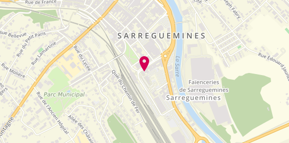 Plan de Euro Immobilière, 4 avenue de la Gare, 57200 Sarreguemines