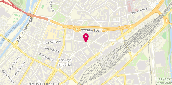 Plan de Cabinet Jacques LAVEINE immobilier Gestion - Location, 3 Rue d'Austrasie, 57000 Metz
