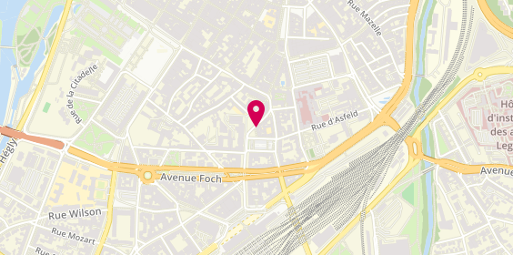 Plan de Agence Immobiliere St Thiebault, 22 Rue du Neufbourg, 57000 Metz