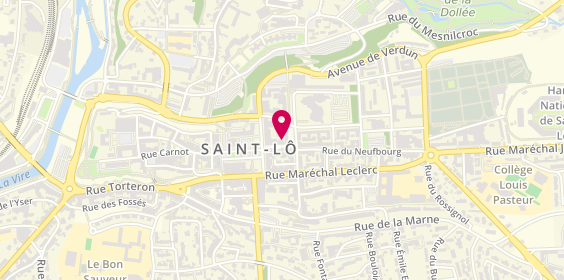 Plan de POZZO IMMOBILIER - Saint-Lô, 17 Rue de Neufbourg, 50000 Saint-Lô
