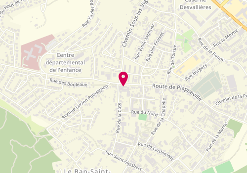 Plan de Immobilier Forca, 114 Route de Plappeville, 57050 Le Ban-Saint-Martin