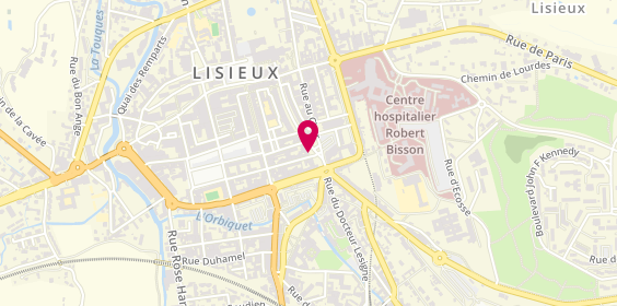 Plan de Agence du Centre, 82 avenue Victor Hugo, 14100 Lisieux