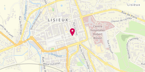 Plan de Laforet Immobilier, 70 avenue Victor Hugo, 14100 Lisieux