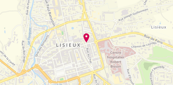 Plan de Aurélie Bonnet Immobilier LISIEUX, 22 Rue Henry Chéron, 14100 Lisieux