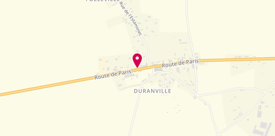 Plan de Agence Paris Deauville, 13 la Grande Route, 27230 Duranville