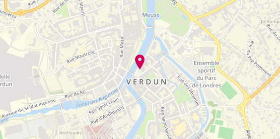 Plan de L'Immobilière Verdunoise, 16 place Chevert, 55100 Verdun
