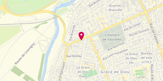 Plan de La Petit Agence, 125 Boulevard Maréchal Lyautey, 14000 Caen