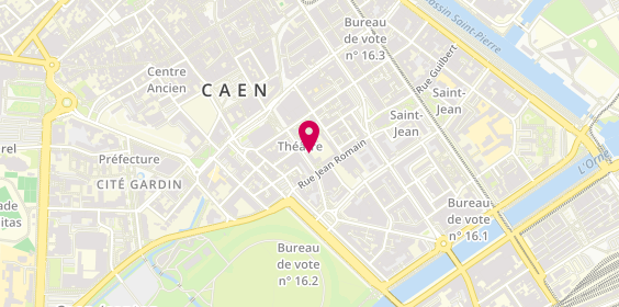 Plan de Agence du Théâtre, 41 Rue des Jacobins, 14000 Caen