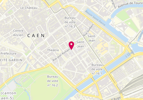 Plan de Casa Immo Gestion, 120 Rue Saint-Jean, 14000 Caen