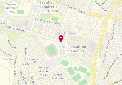 Plan de Geoffroy Patrick, 12 Boulevard Georges Pompidou, 14000 Caen