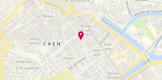 Plan de Cabinet Aumond-Gibon-Prairie, 58 Rue Saint-Jean, 14000 Caen
