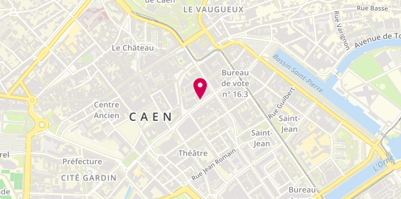Plan de Agence Elmosnino, 84 Rue de Bernieres, 14000 Caen