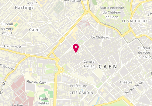 Plan de Cabinet Jerome Letellier Immobilier, 7 place Saint-Sauveur, 14000 Caen
