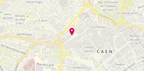 Plan de Agence immobilière Caen – Espaces Atypiques, 16 place Saint-Sauveur, 14000 Caen