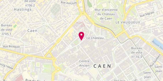 Plan de Billet Giraud Pères et Fils Agence de Caen, 4 Rue Saint-Sauveur, 14000 Caen