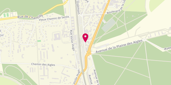 Plan de Orpi Agences No1, 2 Rue des Otages place de la Gare, 60500 Chantilly