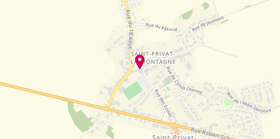 Plan de Bon'appart, 2 Rue de l'Abbé Bauzin, 57855 Saint-Privat-la-Montagne