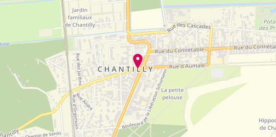 Plan de PYB Services immobilier, 2 avenue du Maréchal Joffre, 60500 Chantilly