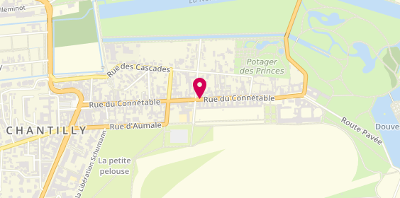 Plan de Immobilière de Diane - Agence immobilière à Chantilly, 80 Rue du Connétable, 60500 Chantilly