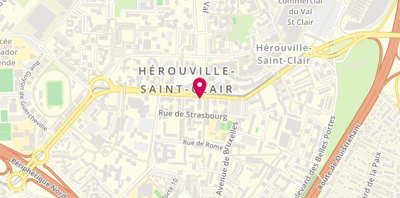 Plan de Hérouville Immobilier, 34 avenue de la Grande Cavée, 14200 Hérouville-Saint-Clair
