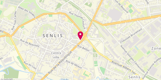 Plan de CENTURY 21 Agence Saint Pierre Senlis, 103 Rue de la République, 60300 Senlis