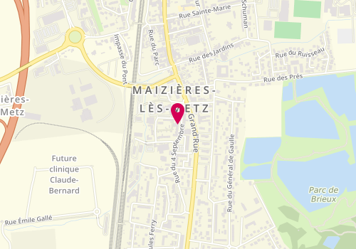 Plan de Guy Hoquet l'Immobilier, 4 Rue du 4 Septembre, 57280 Maizières-lès-Metz