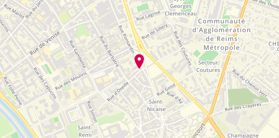 Plan de Romelle Immobilier, 11 Rue Brulart, 51100 Reims