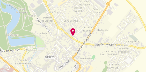 Plan de Agora Immobilier Briey, 1A Rue Raymond Mondon, 54150 Val-de-Briey