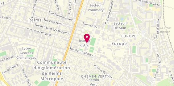 Plan de Immobilier IMIO REIMS Bruno GODON, 5 Rue d'Arlignton, 51100 Reims