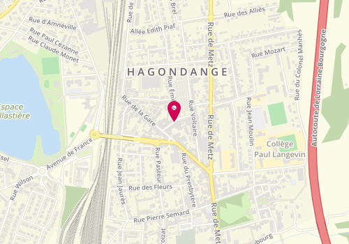 Plan de Stephane Plaza Immobilier, 10 Rue Anatole France, 57300 Hagondange