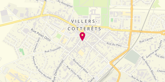 Plan de Agence Immobilière Lepercq, 4 Rue Alexandre Dumas, 02600 Villers-Cotterêts