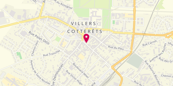 Plan de Agence immobilière du Château, 9 Rue Alexandre Dumas, 02600 Villers-Cotterêts