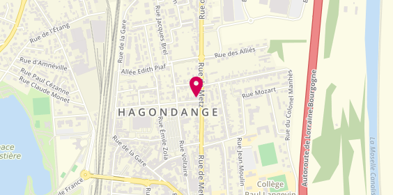 Plan de Attraction Immobilier Hagondange, 9 Rue de Metz, 57300 Hagondange