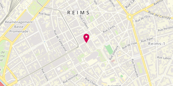 Plan de Agence colocation Reims - Colocatère Reims, 15 Rue Carnot, 51100 Reims